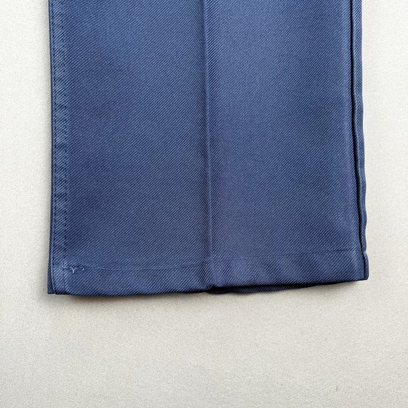 Vintage Levis Sta-Prest Pants Mens 34 Blue Straight Leg Dress Slacks Made in USA - Picture 7 of 16